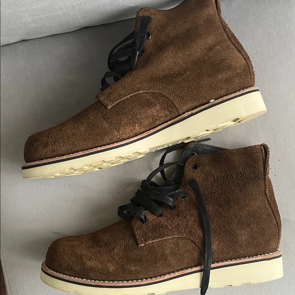 Brown Suede Men's Boots new no box